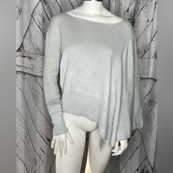 Lisa Todd Poncho Gray One Sleeve Sweater/Poncho S - Picture 1 of 6